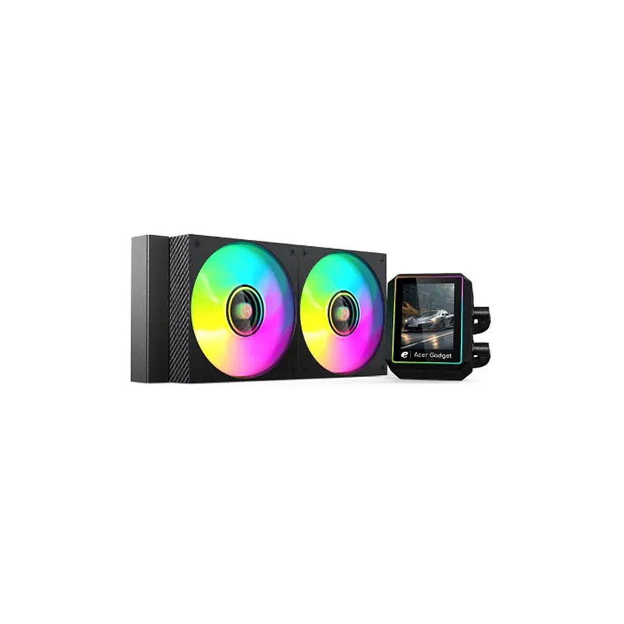 ACER Gadget W240AL2.8 BLACK ZUOOS Smart Cool 240mm Liquid Cooler WITH 2.8 INCH IPS SCREEN