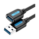 VENTION CBHBG USB 3.0 A Male to A Female Extension Cable 1.5M Black PVC Type